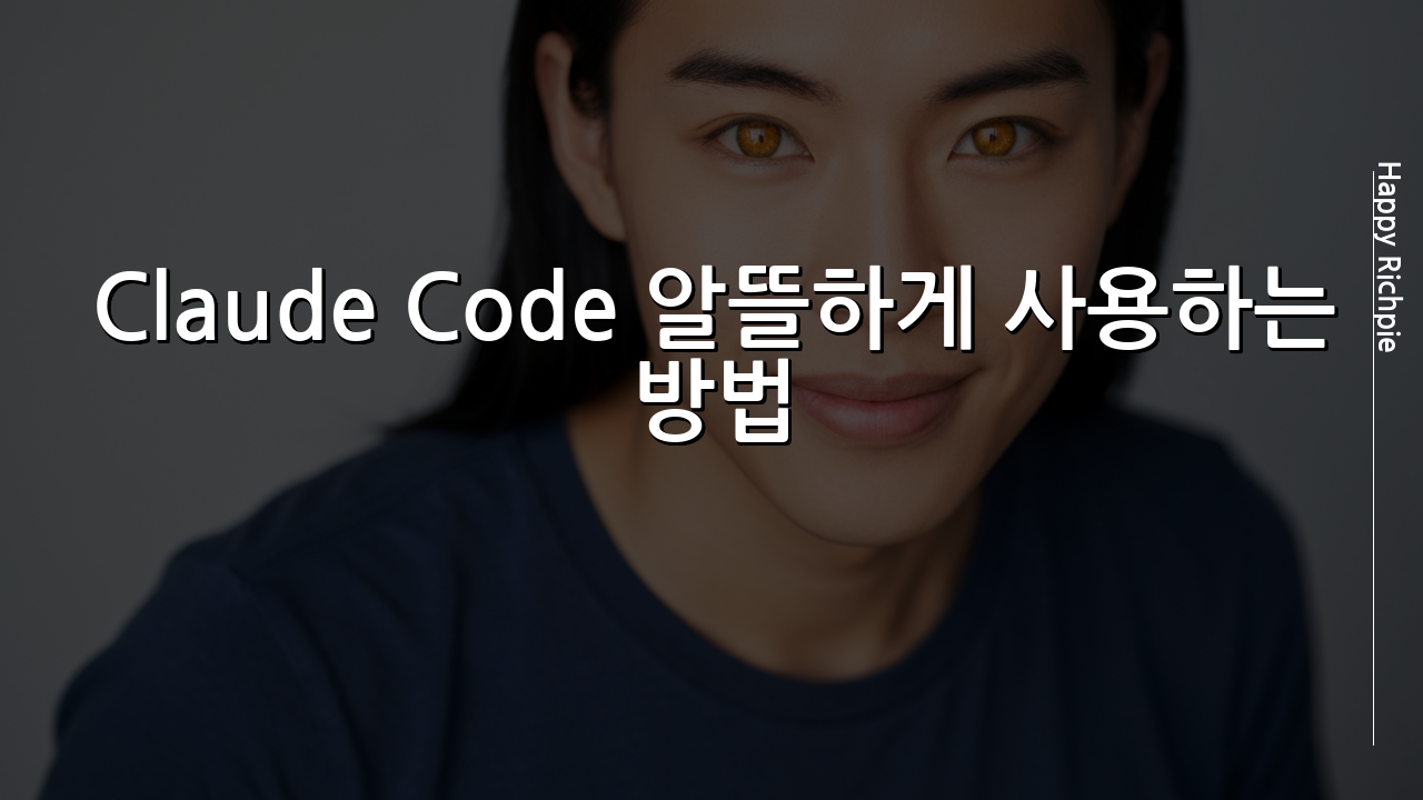 Claude Code
알뜰하게 사용하는 방법